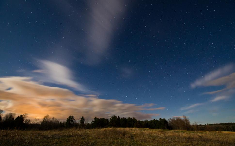 Stars Night Clouds Timelapse Trees HD wallpaper,nature HD wallpaper,trees HD wallpaper,clouds HD wallpaper,night HD wallpaper,stars HD wallpaper,timelapse HD wallpaper,1920x1200 wallpaper