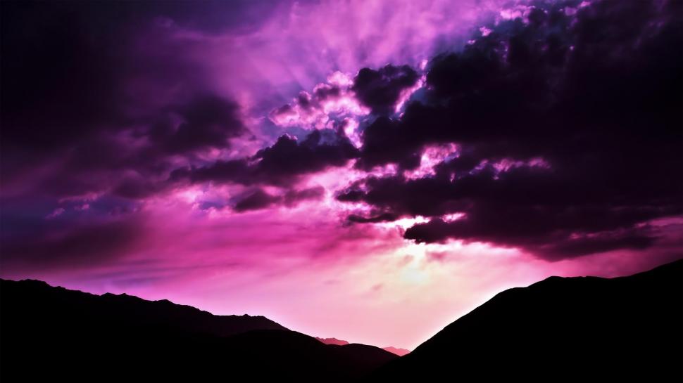 Sunset Of Purple Clouds wallpaper,sunsets HD wallpaper,nature HD wallpaper,purple HD wallpaper,clouds HD wallpaper,nature & landscapes HD wallpaper,1920x1080 wallpaper