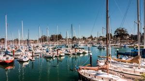 Santa Cruz, California, USA, bay, yacht, sail, ships, boats wallpaper thumb