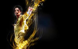 Michael Jackson Yellow Abstract Background wallpaper thumb