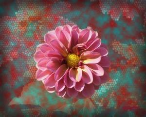 Mosaic Flower wallpaper thumb
