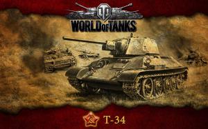 T-34 Tank, WoT wallpaper thumb