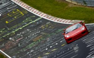 Track Red Car Ferrari wallpaper thumb