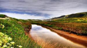 River Lscape Hdr wallpaper thumb