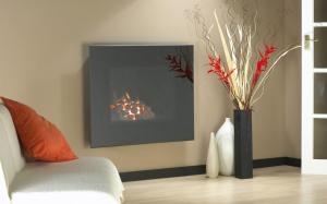 Modern fireplace wallpaper thumb