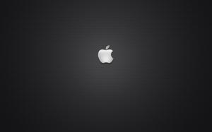 Silver Apple logo wallpaper thumb