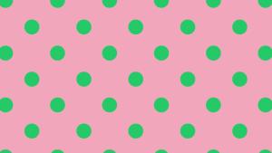 Art, Abstract, Polka Dot, Green Balls, Pink Background wallpaper thumb