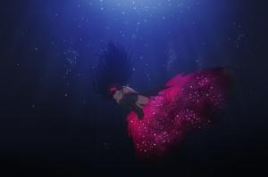 Mahou Shoujo Madoka Magica, Akemi Homura, Anime Girls, Underwater wallpaper thumb