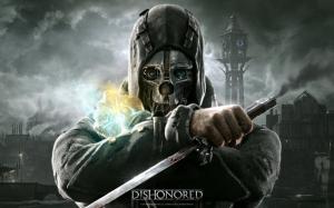 Dishonored Sword Mask HD wallpaper thumb