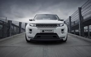 Land Rover Evoque PD650 white SUV car front view wallpaper thumb