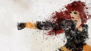 Black Widow Splatter HD wallpaper thumb