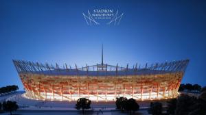 Warsaw Euro Football Stadium HD wallpaper thumb