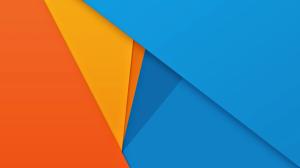 Material Style, Shapes, Colorful, Orange wallpaper thumb