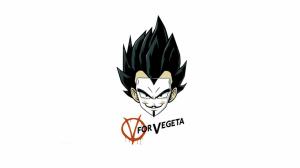 V for Vegeta wallpaper thumb