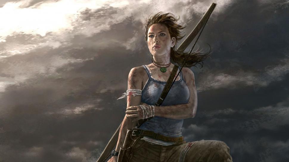 Tomb Raider Lara Croft Bow HD wallpaper,video games HD wallpaper,bow HD wallpaper,tomb HD wallpaper,raider HD wallpaper,croft HD wallpaper,lara HD wallpaper,1920x1080 wallpaper