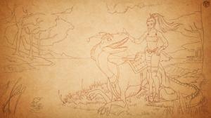 Tibia, PC Gaming, RPG, Creature, Drawing, Women, Druids, Trees wallpaper thumb