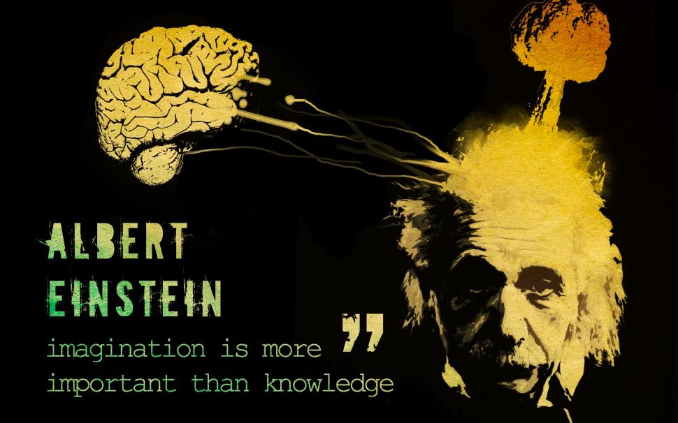 Albert Einstein Thoughts wallpaper,2560x1600 wallpaper