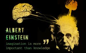 Albert Einstein Thoughts wallpaper thumb