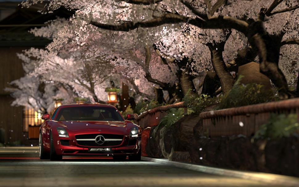 Gran Turismo Mercedes SLS Gullwing AMG HD wallpaper,cars HD wallpaper,mercedes HD wallpaper,amg HD wallpaper,sls HD wallpaper,gullwing HD wallpaper,gran HD wallpaper,turismo HD wallpaper,2560x1600 wallpaper