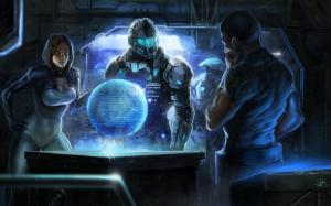 Mass Effect Drawing HD wallpaper thumb