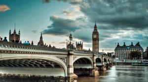 Westminster Bridge Big Ben London wallpaper thumb