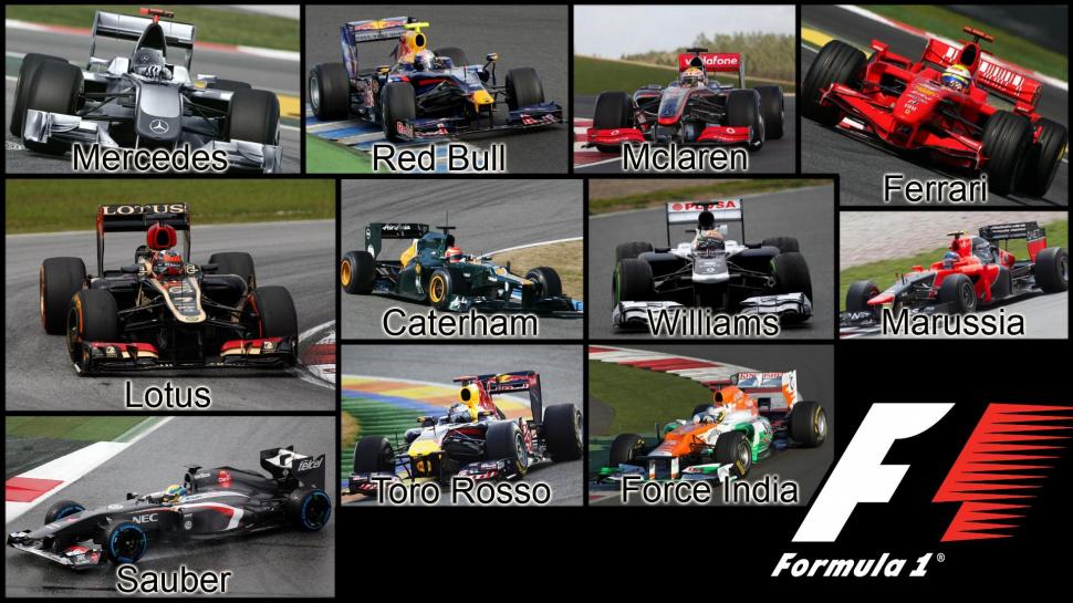 Formula 1 Teams Cars wallpaper,vettel HD wallpaper,f1-2013 HD wallpaper,formula-1 HD wallpaper,mercedes HD wallpaper,f1-teams HD wallpaper,teams HD wallpaper,1920x1080 wallpaper