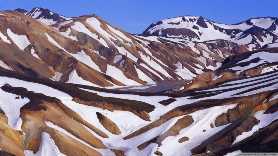 Lmannalaugar Lscape Icel wallpaper,snow HD wallpaper,mountain HD wallpaper,strips HD wallpaper,nature & landscapes HD wallpaper,1920x1080 wallpaper
