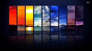 Many Colorful Sky Sea wallpaper thumb