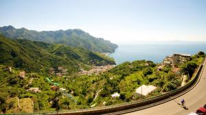 View To A Coastal Italian Village wallpaper thumb