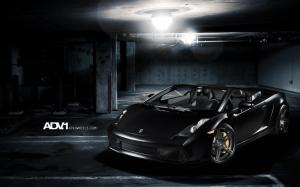 Matte Black Lamborghini Gallardo Spyder ADV1 wallpaper thumb