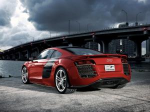 Audi R8 red wallpaper thumb