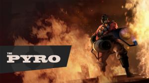 Team Fortress Pyro Fire HD wallpaper thumb