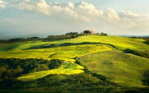 Italy, Tuscany, house, green, summer wallpaper thumb