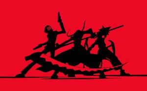 Red Soul Eater Anime Maka Albarn Death the Kid Black Star Scythe HD wallpaper thumb