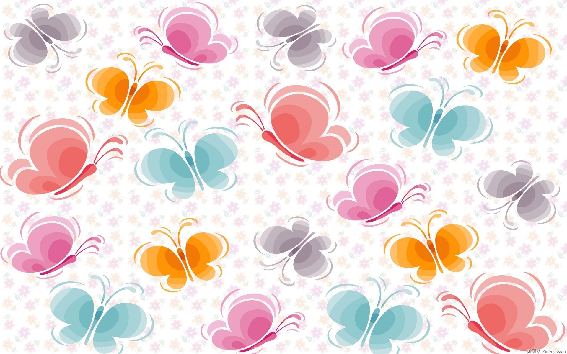 Download Wallpaper For 1280x7 Resolution Butterfly Pattern Vector Background Vector And Designs Wallpaper Better