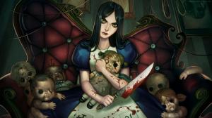 Alice: Madness Returns Knife Blood Drawing Dolls HD wallpaper thumb