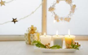 Candle Christmas Gift Free Widescreen s wallpaper thumb