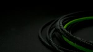 Black and Green, String wallpaper thumb