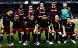 FC Barcelona team wallpaper thumb