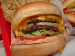 Cheesy Cheeseburger wallpaper thumb