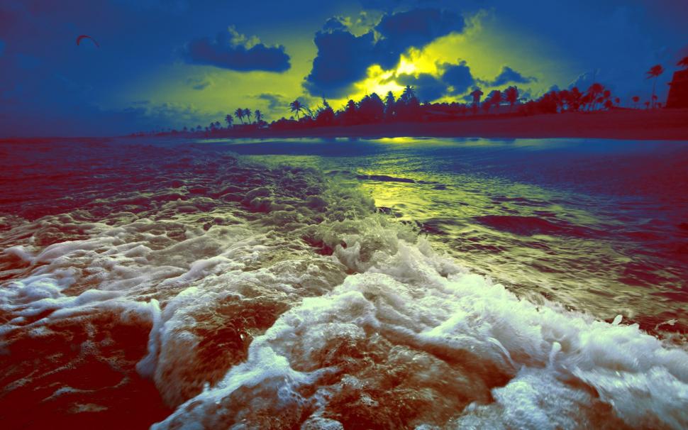 Ocean Tropical Warm Beach Clouds HD wallpaper,nature HD wallpaper,ocean HD wallpaper,clouds HD wallpaper,beach HD wallpaper,warm HD wallpaper,tropical HD wallpaper,1920x1200 wallpaper