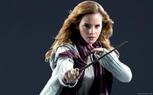 Emma Watson in Deathly Hallows Part 2 wallpaper thumb