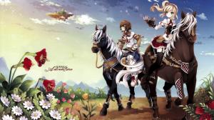 Anime Girls, Alicia, Horse wallpaper thumb