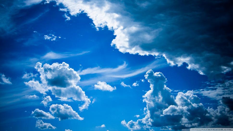 Clouds Sky Blue HD wallpaper | nature and landscape | Wallpaper Better
