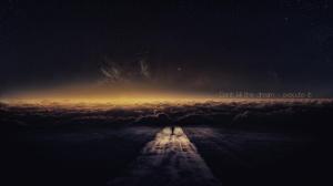 Quote, Road, Sky, Clouds, Universe wallpaper thumb