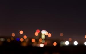 City Blurred Lights  High Resolution Photos wallpaper thumb