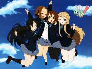 K-ON!, Anime Girls, Akiyama Mio, Tainaka Ritsu, Kotobuki Tsumugi, Hirasawa Yui, Poster wallpaper thumb