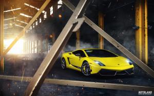 Lamborghini Gallardo Superleggera Light Sparks HD wallpaper thumb