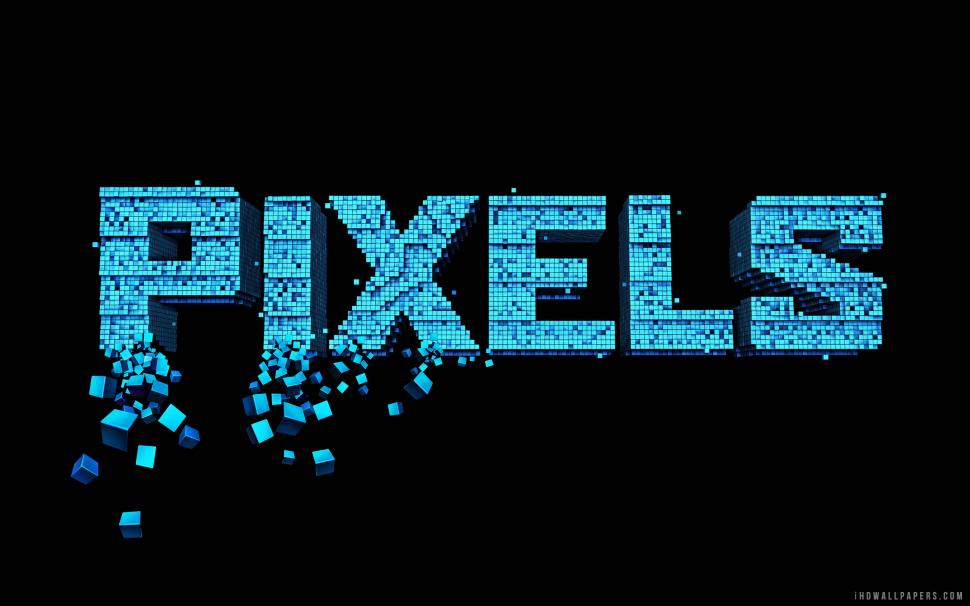 Pixels 2015 Movie Logo wallpaper,pixels HD wallpaper,2015 HD wallpaper,movie HD wallpaper,logo HD wallpaper,2560x1600 wallpaper
