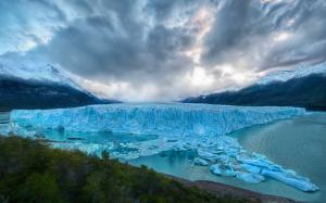 Glacier Ice Landscape HD wallpaper thumb